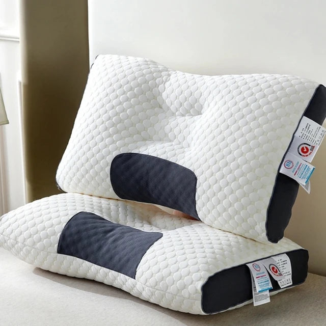 Almohada Ergonómica 3D™ | Descanso Profundo Toda la Noche 🌙