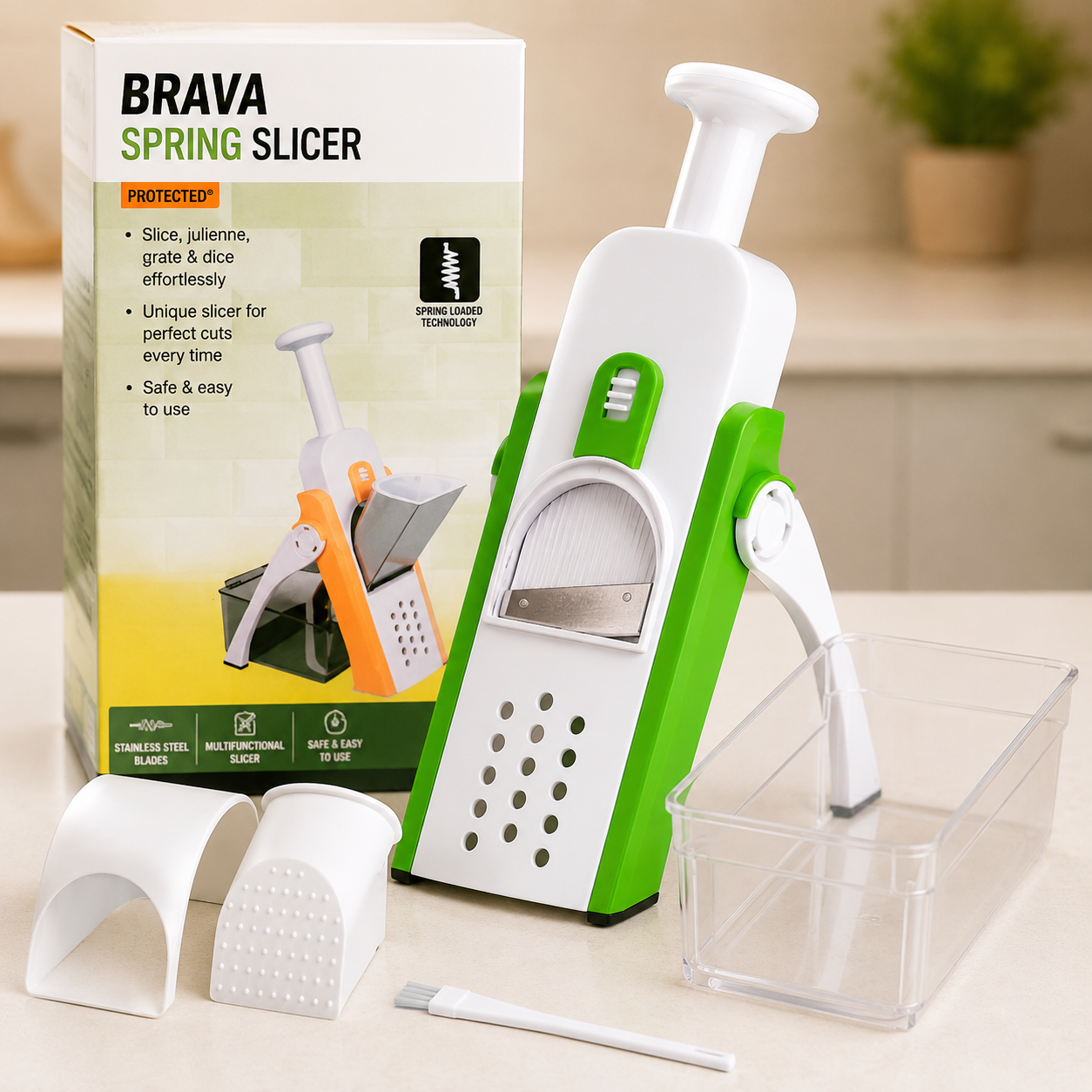 🥇 CortaChef Pro 4 en 1™ - Cortes Perfectos sin Riesgo para tus Manos