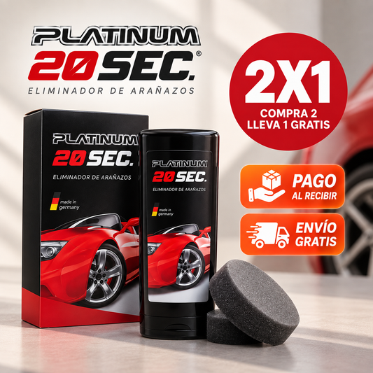 Eliminador de Arañazos Platinum® | Borra Rayones del Coche en 20 Segundos