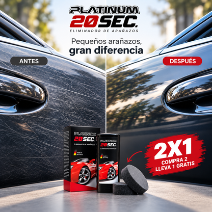 Eliminador de Arañazos Platinum® | Borra Rayones del Coche en 20 Segundos