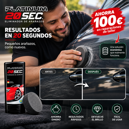 Eliminador de Arañazos Platinum® | Borra Rayones del Coche en 20 Segundos