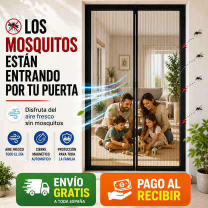Cortina Magnética Antimosquitos™ | Aire Fresco Sin Mosquitos Este Verano