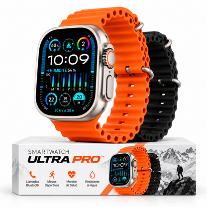 Smartwatch Ultra Pro™ – Tecnología y Estilo en tu Muñeca – 2 Correas Incluidas