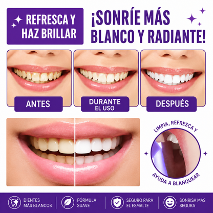 ✨ Blanqueador Dental V34™ Sonrisa Más Blanca Desde la Primera Aplicación
