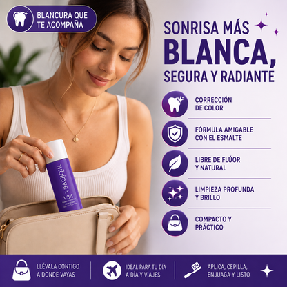 ✨ Blanqueador Dental V34™ Sonrisa Más Blanca Desde la Primera Aplicación