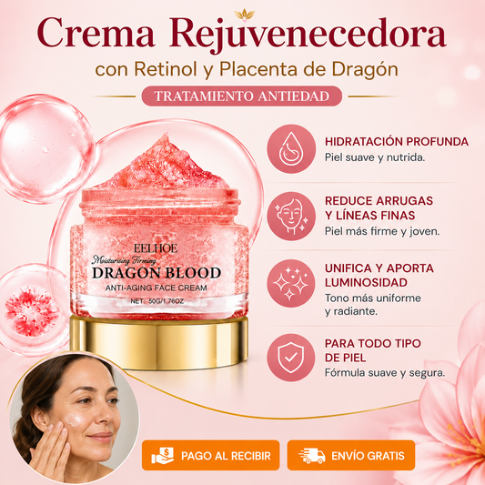 Dragon Blood Premium™ | Crema Facial Anti-Edad Reafirmante y Rejuvenecedora