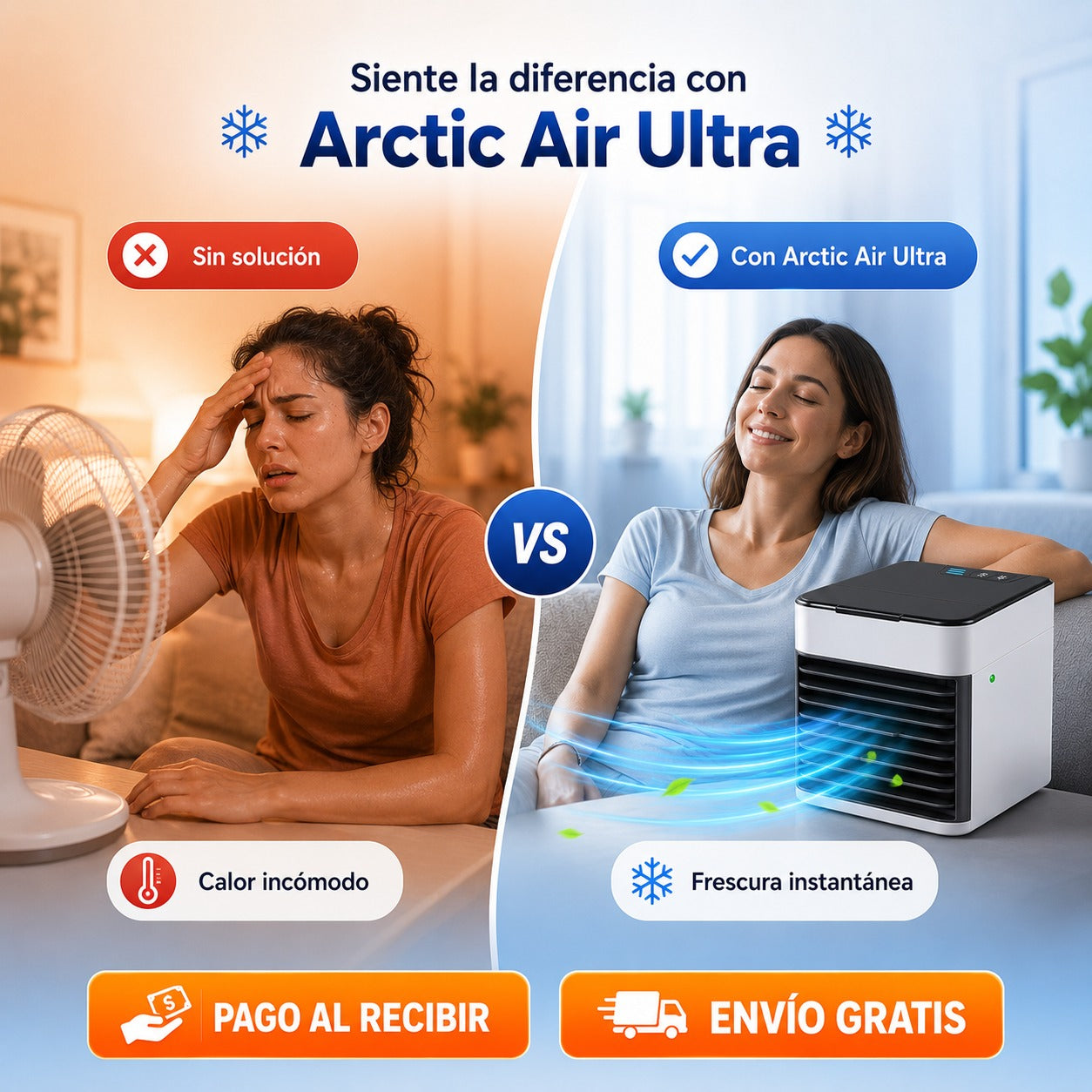 ❄️ Mini Aire Acondicionado Portátil™ Enfría + Humidifica + Purifica