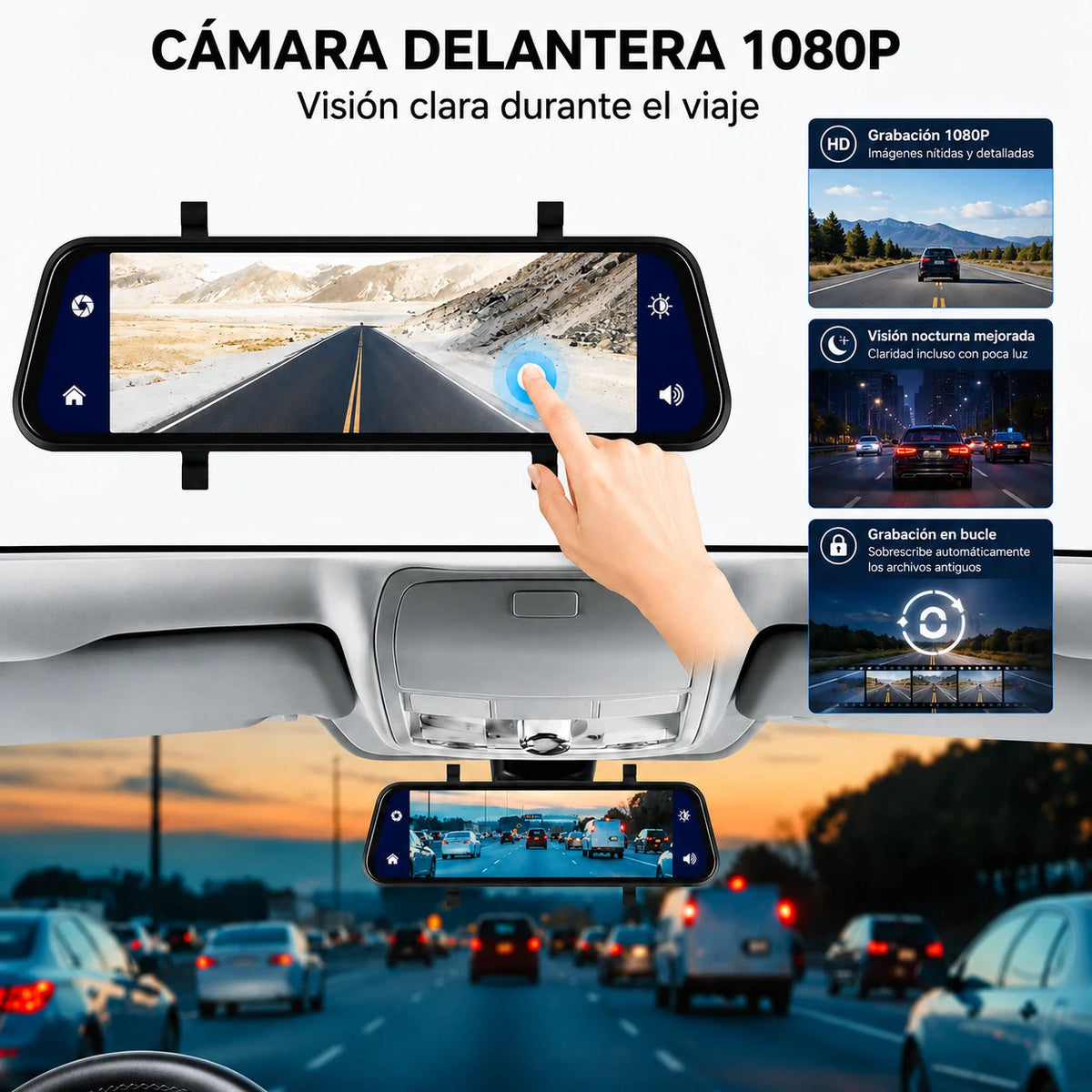 RetroVision™ – El Retrovisor que Elimina los Puntos Ciegos