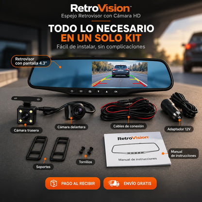 RetroVision™ – El Retrovisor que Elimina los Puntos Ciegos
