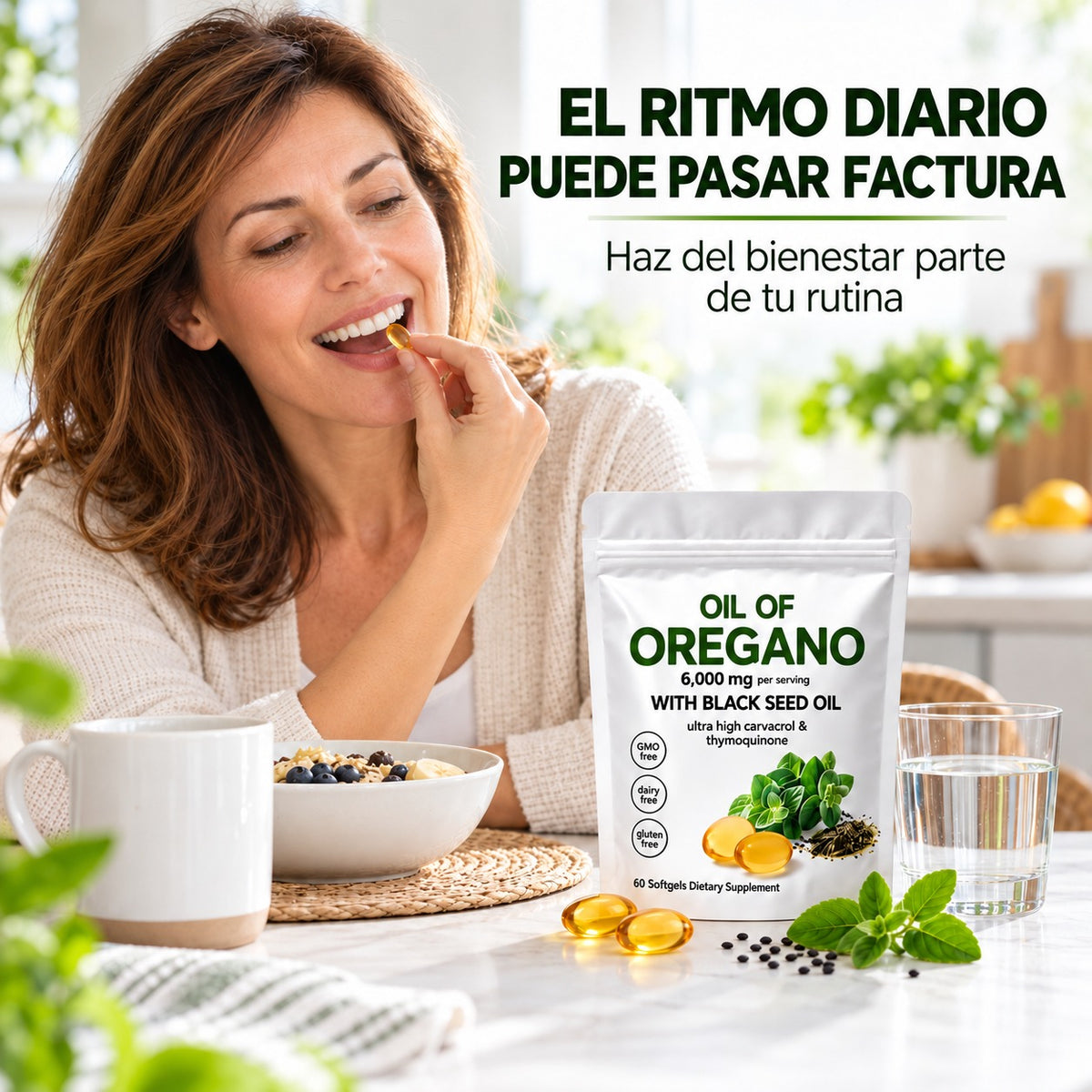 Oregano Black™ – Aceite de Orégano + Semilla Negra (60 cápsulas)