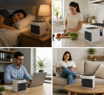 ❄️ Mini Aire Acondicionado Portátil™ Enfría + Humidifica + Purifica