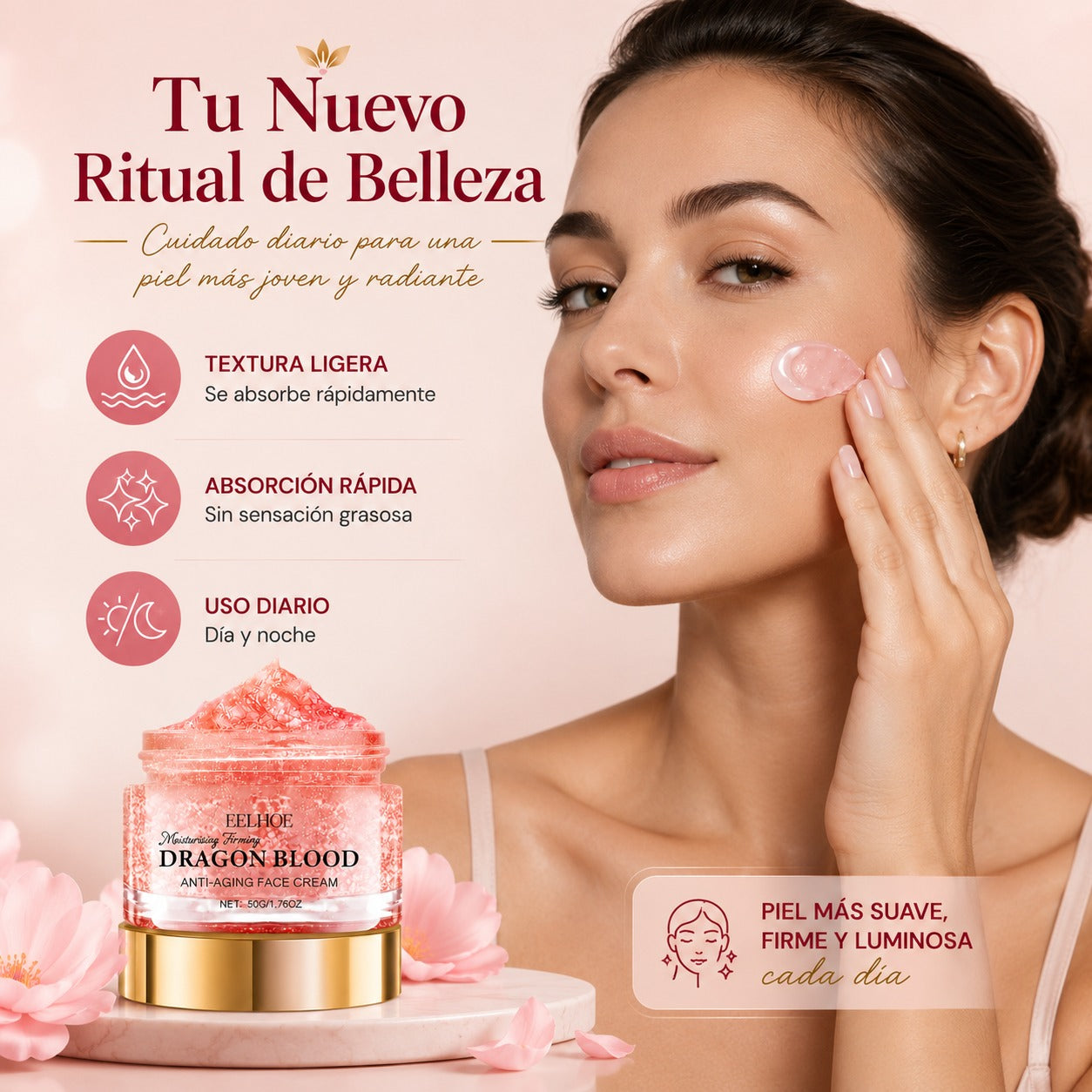 Dragon Blood Premium™ | Crema Facial Anti-Edad Reafirmante y Rejuvenecedora