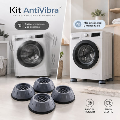 Kit Antivibración para Lavadora | Adiós a Ruidos y Movimientos