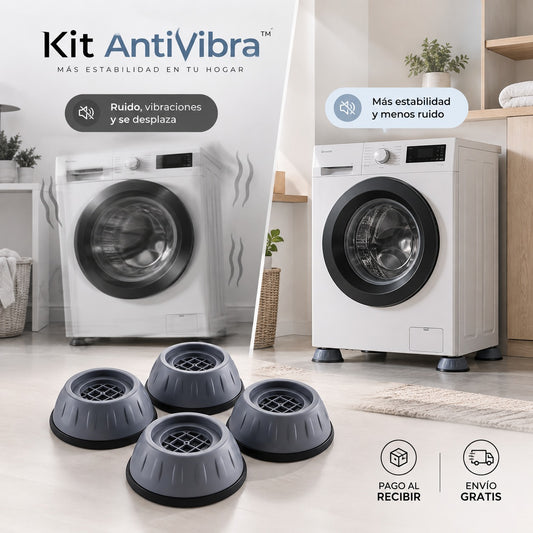 Kit Antivibración para Lavadora | Adiós a Ruidos y Movimientos