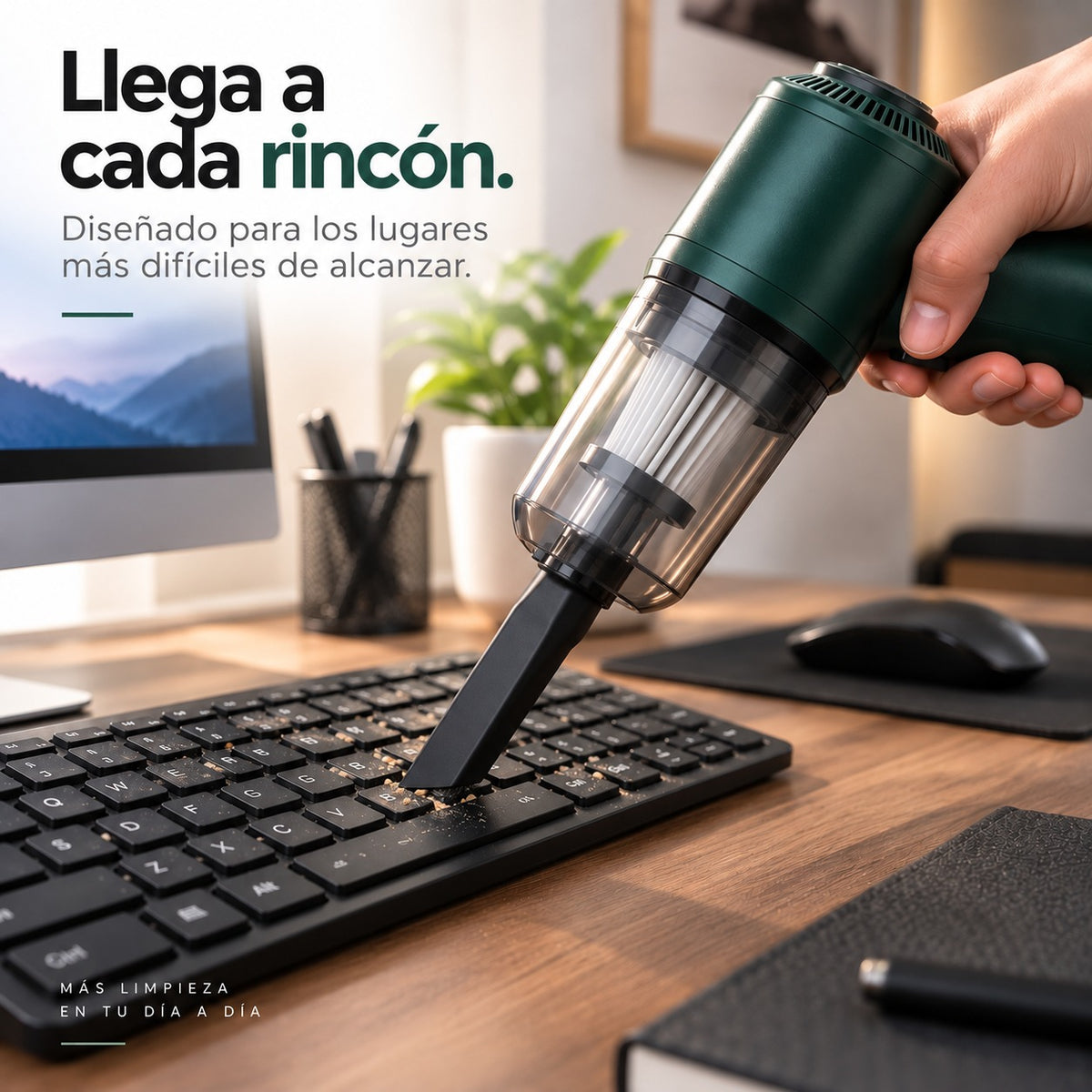 VacuPro™ 3 en 1 – Aspirador, Soplador e Inflador Portátil
