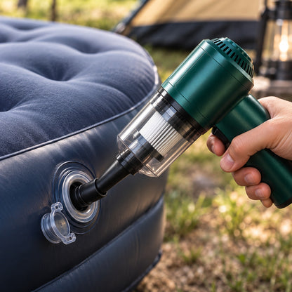 VacuPro™ 3 en 1 – Aspirador, Soplador e Inflador Portátil