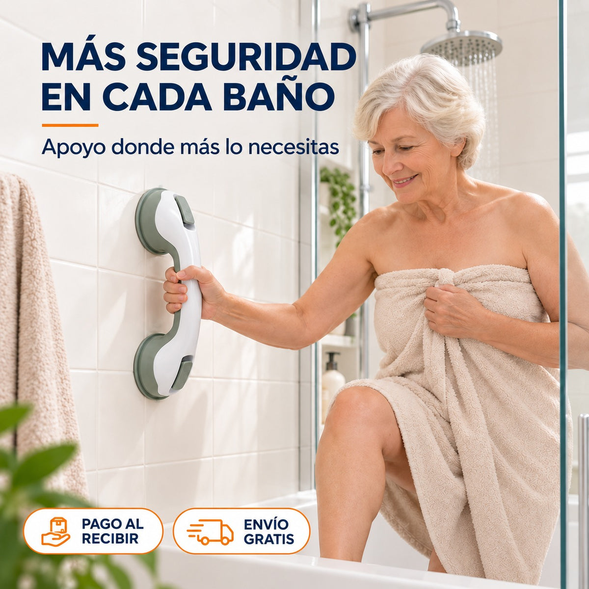 Agarradera de Seguridad con Ventosa - SafeGrip™